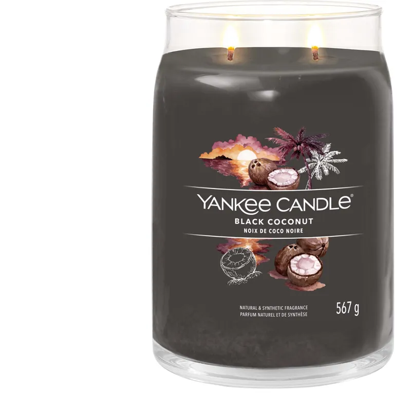Bild 2 för Yankee Candle Black Coconut Signature Jar Large
