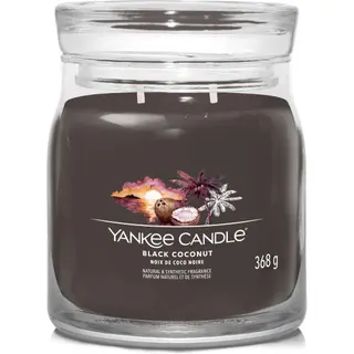 Produktfoto för Yankee Candle Black Coconut Signature Jar Medium