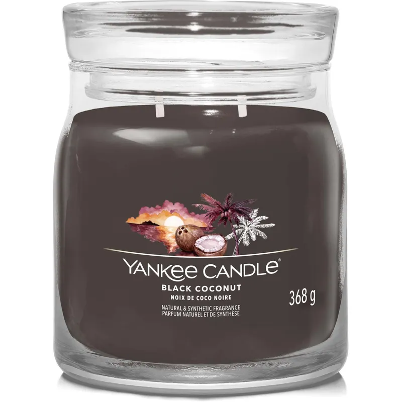 Bild 1 för Yankee Candle Black Coconut Signature Jar Medium