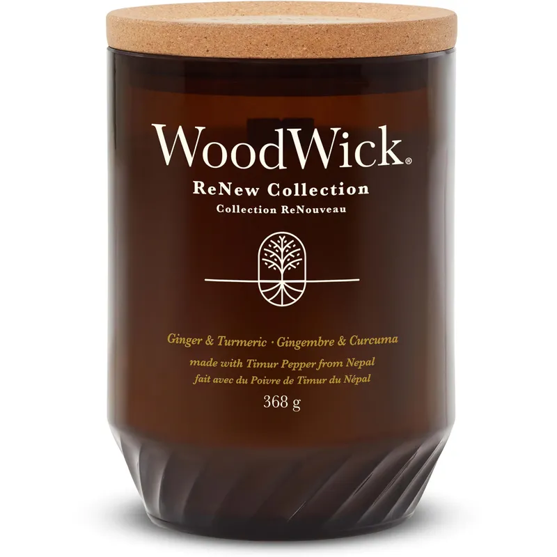 Bild 1 för Yankee Candle Ginger & Tumeric, Cylinder, Brun, Frukt, 1 styck