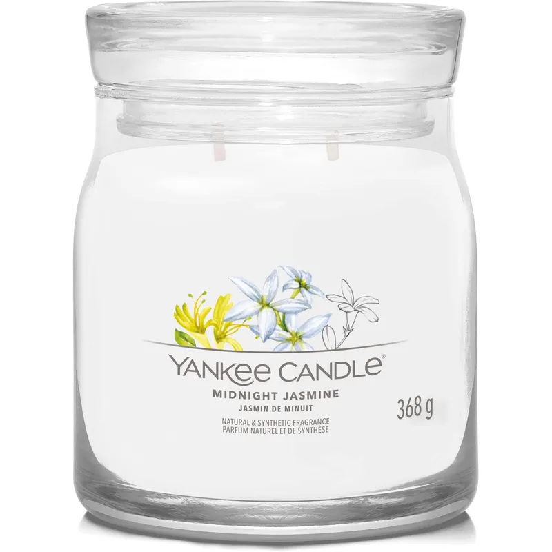 Bild 1 för Yankee Candle Midnight Jasmine Signature Jar Medium