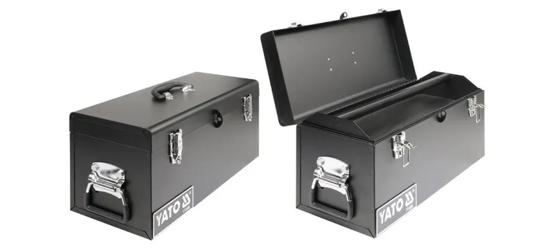 Alternativ bild 0 för Yato YT-0886 METAL TOOL BOX 510X220X240 MM