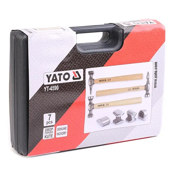 Alternativ bild 0 för Yato YT-4590, Kolstål, Trä, Krom, Trä, 4,9 kg, 7 styck