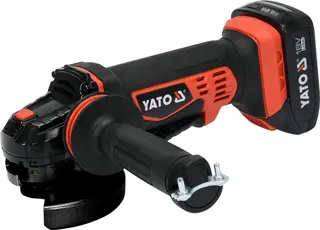 Produktfoto för Yato YT-82826 vinkelsliber 125 mm 18 V Sort, röd