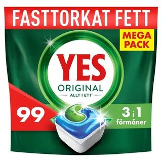Produktfoto för yes Maskindisk Original tabletter storpack