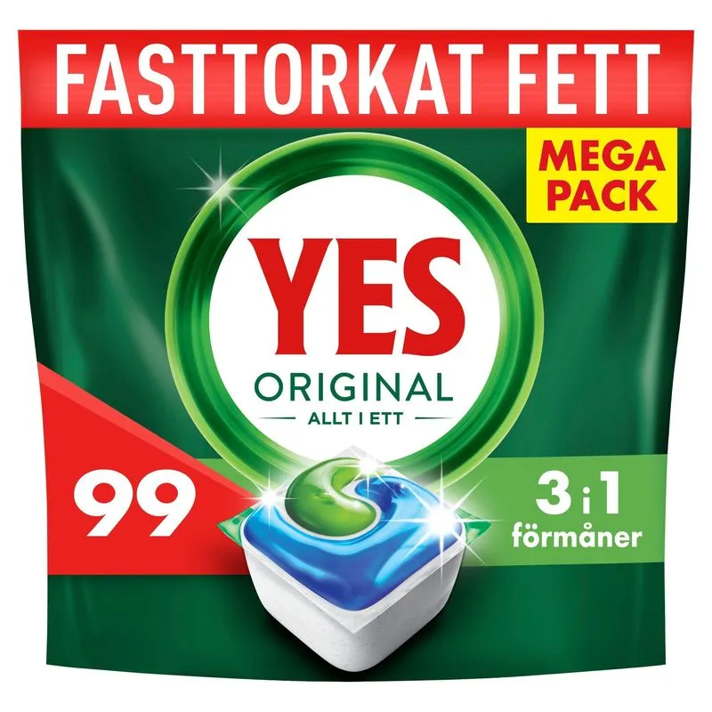 Bild 1 för yes Maskindisk Original tabletter storpack
