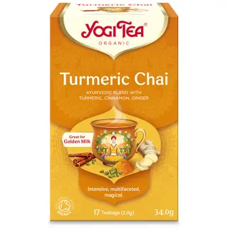 Produktfoto för Yogi Tea Gurkmeja Chai Ekologisk - (6 st.)