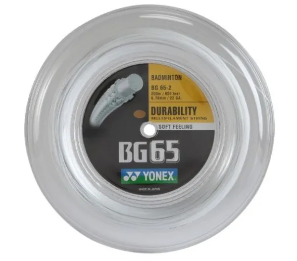 Alternativ bild 0 för Yonex BG 65 Vit 200m