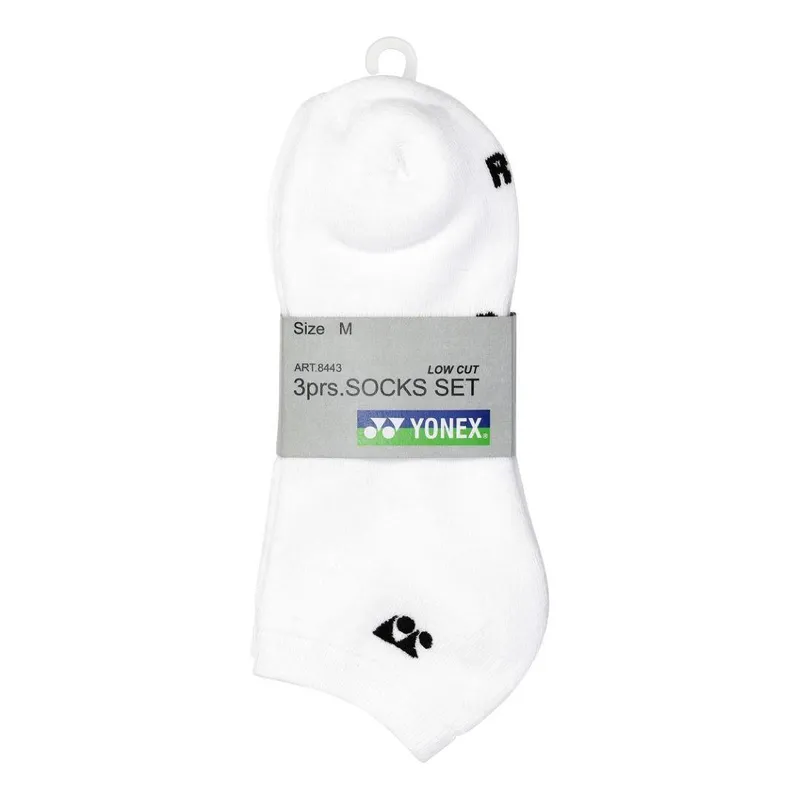 Alternativ bild 0 för Yonex Low Cut 8443 Socks 3-pack White