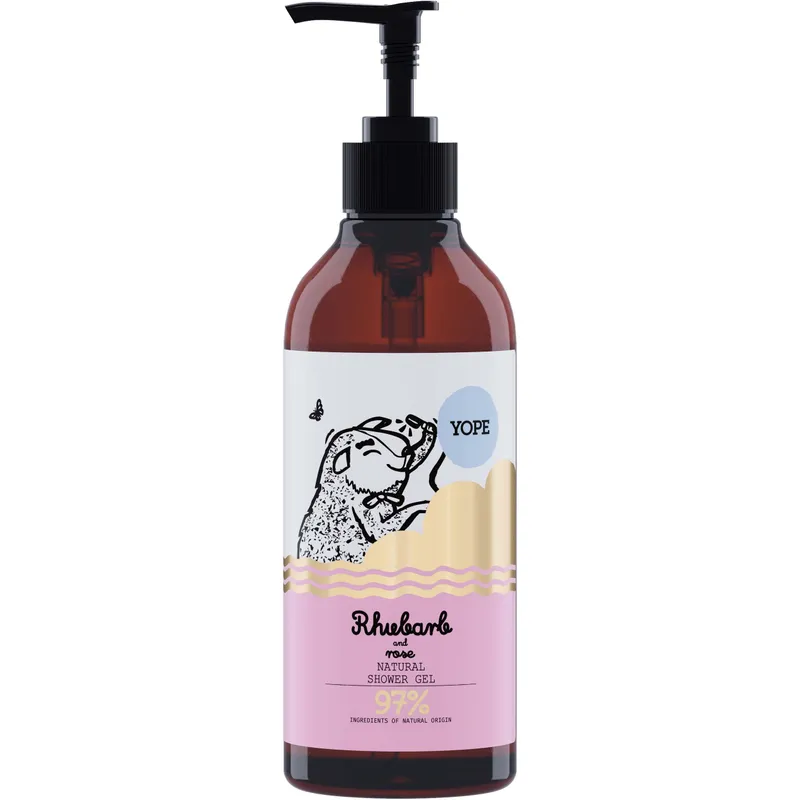 Bild 1 för YOPE Botanical Shower Gel Rhubarb and Rose 400 ml