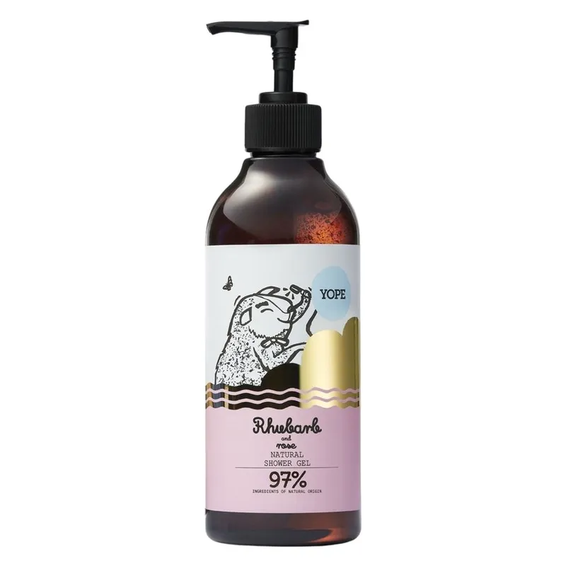 Bild 1 för YOPE Botanical Shower Gel Rhubarb and Rose 400 ml