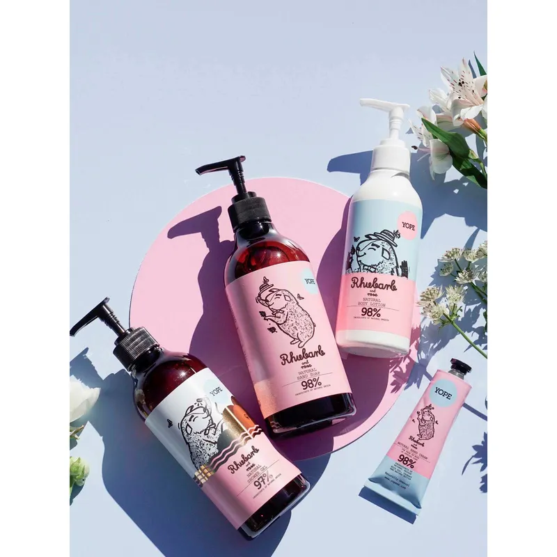 Bild 2 för YOPE Botanical Shower Gel Rhubarb and Rose 400 ml