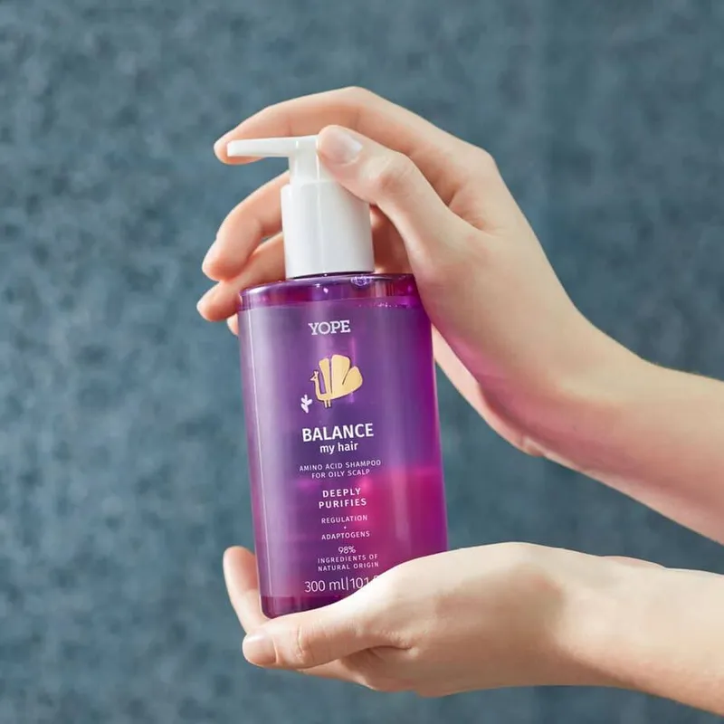 Bild 2 för YOPE Bounce Balance My Hair Shampoo For Oily Scalp 300 ml