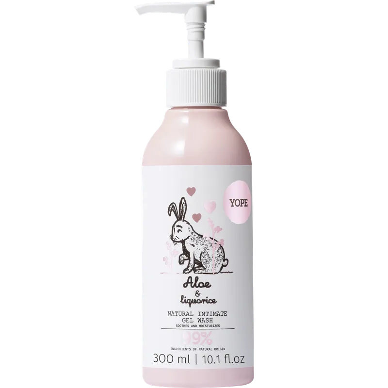 Bild 2 för YOPE Intimate Hygiene Natural Intimate Wash Aloe & Liquorice  300 ml