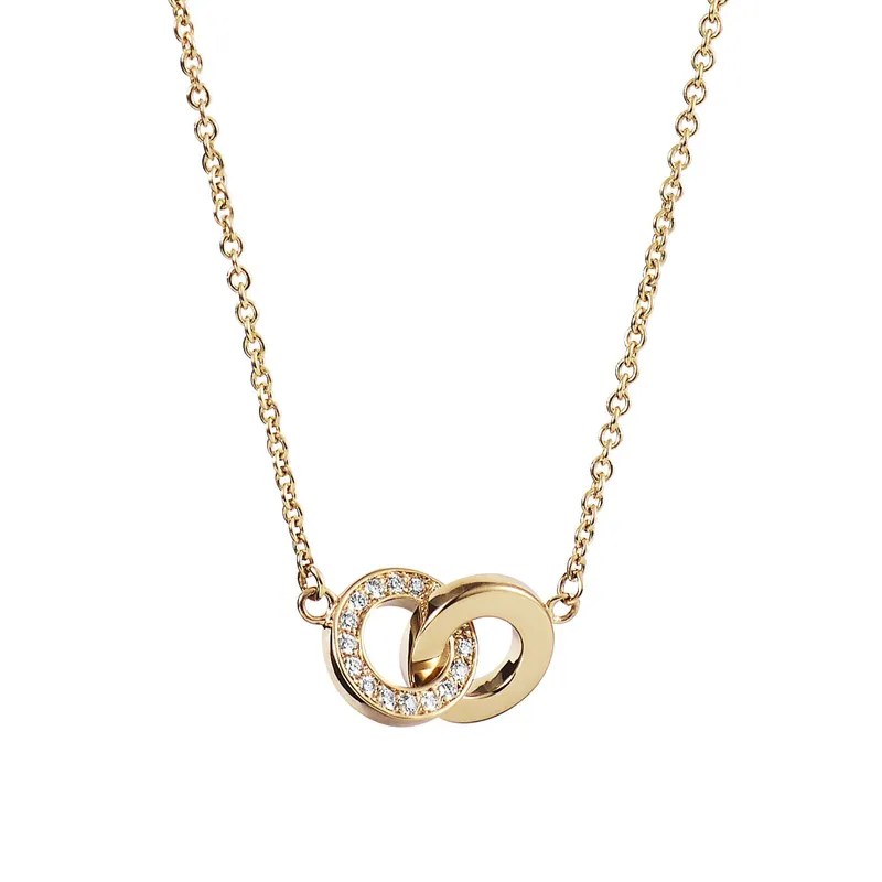 Alternativ bild 0 för You & Me Halsband Guld 40 cm