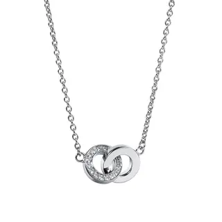 Produktfoto för You & Me Halsband Vitguld 40 cm
