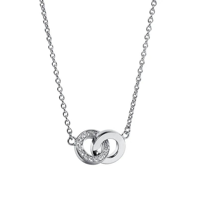 Alternativ bild 0 för You & Me Halsband Vitguld 40 cm