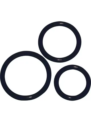 Produktfoto för You2Toys: Penisring Trio, svart