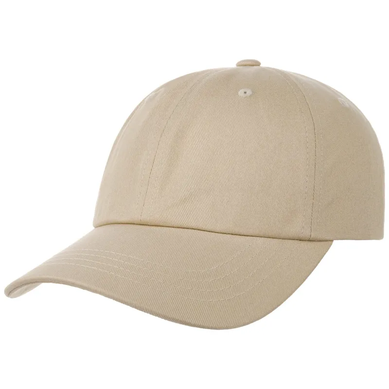 Bild 1 för Yupoong - Beige unconstructed Keps - Stone Dad Cap @ Hatstore