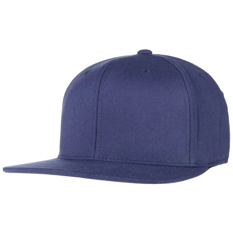 Bild 1 för Yupoong - Blå snapback Keps - Lux Navy 110 Snapback @ Hatstore