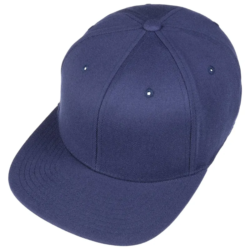 Bild 2 för Yupoong - Blå snapback Keps - Lux Navy 110 Snapback @ Hatstore