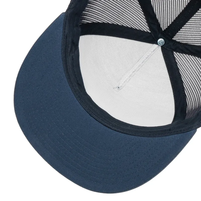 Bild 3 för Yupoong - Blå trucker Keps - Classic Navy A-Frame Trucker Snapback @ Hatstore