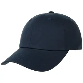 Produktfoto för Yupoong - Blå unconstructed Keps - Navy Dad Cap @ Hatstore