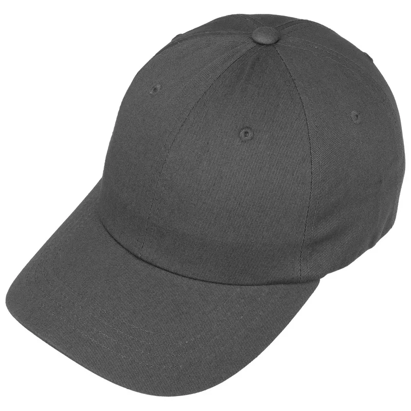 Bild 2 för Yupoong - Grå adjustable Keps - Dark Grey Dad Cap @ Hatstore