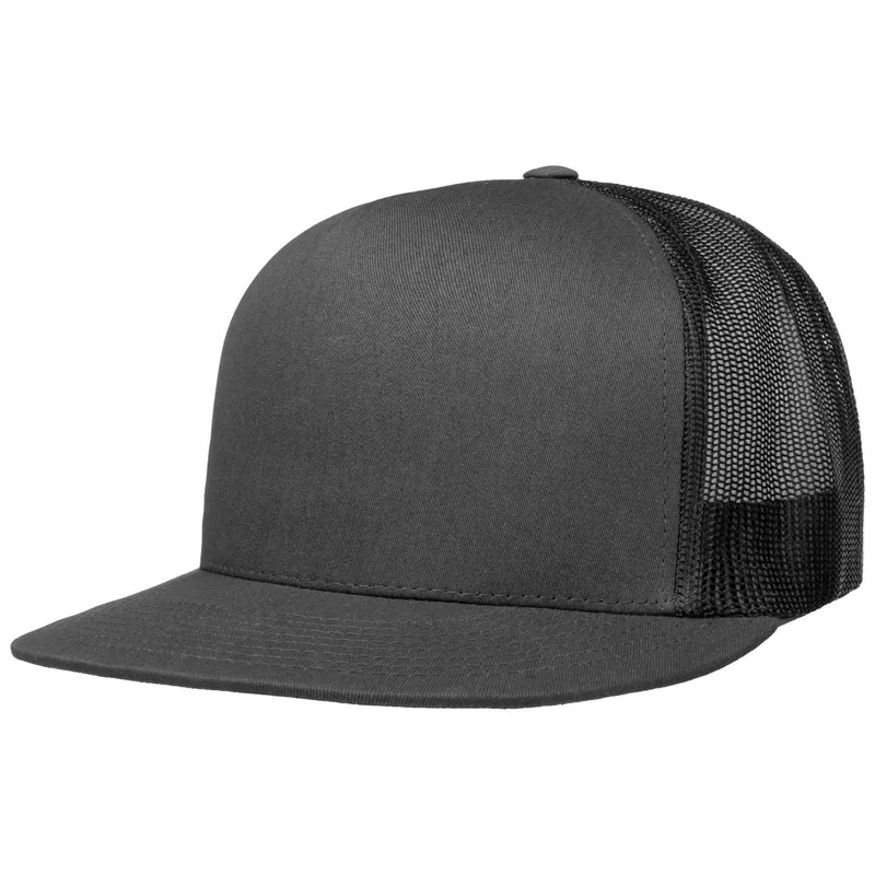 Bild 1 för Yupoong - Grå snapback Keps - Classic Charcoal A-Frame Snapback Trucker @ Hatstore