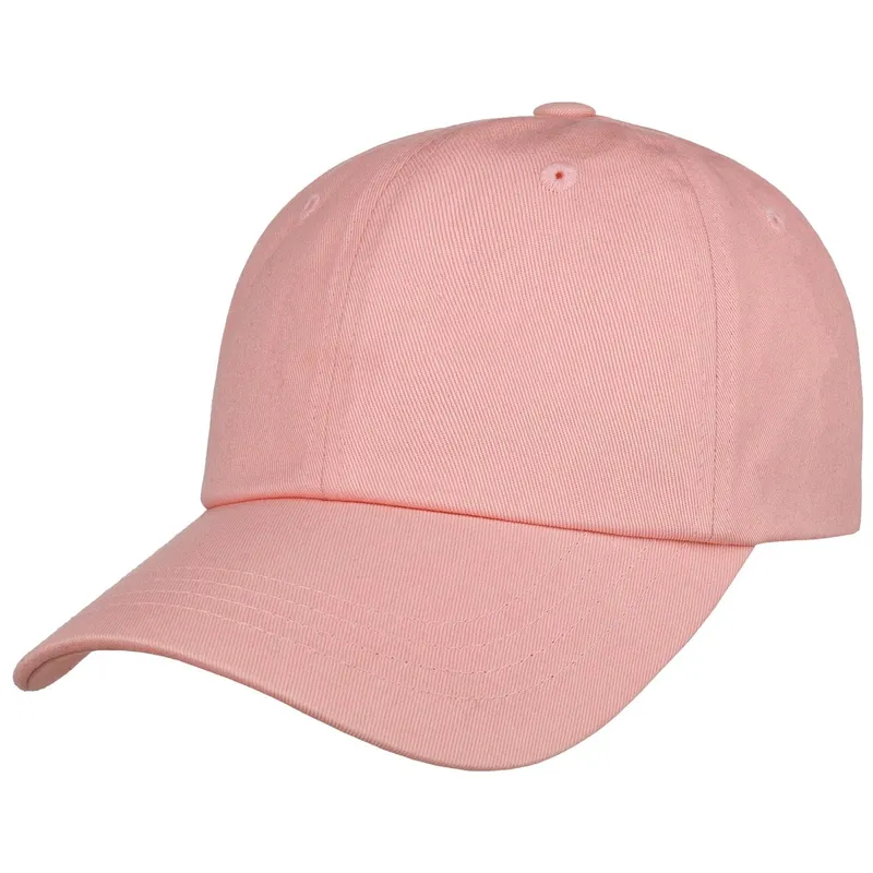 Bild 1 för Yupoong - Rosa adjustable Keps - Pink Dad Cap @ Hatstore