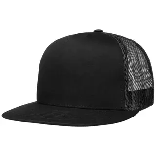 Produktfoto för Yupoong - Svart snapback Keps - Classic Black A-Frame Trucker @ Hatstore