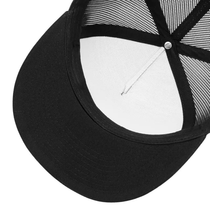 Bild 3 för Yupoong - Svart snapback Keps - Classic Black A-Frame Trucker @ Hatstore
