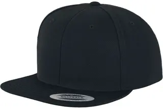Produktfoto för Yupoong - Svart snapback Keps - Organic Black/Black Snapback @ Hatstore