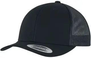 Produktfoto för Yupoong - Svart trucker Keps - Retro Black Trucker @ Hatstore