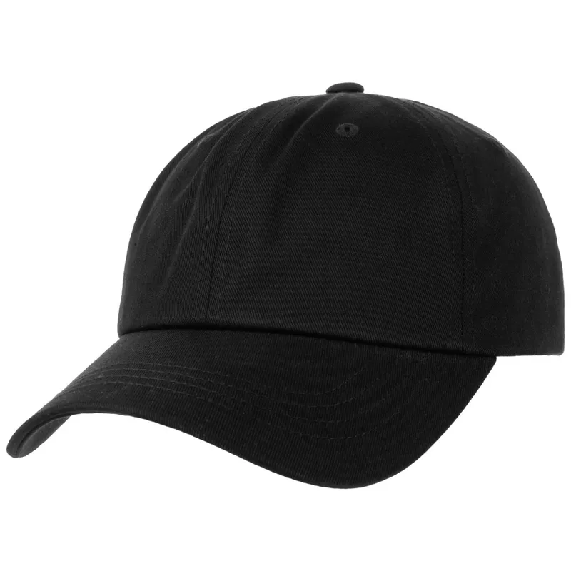Bild 1 för Yupoong - Svart unconstructed Keps - Black Dad Cap @ Hatstore