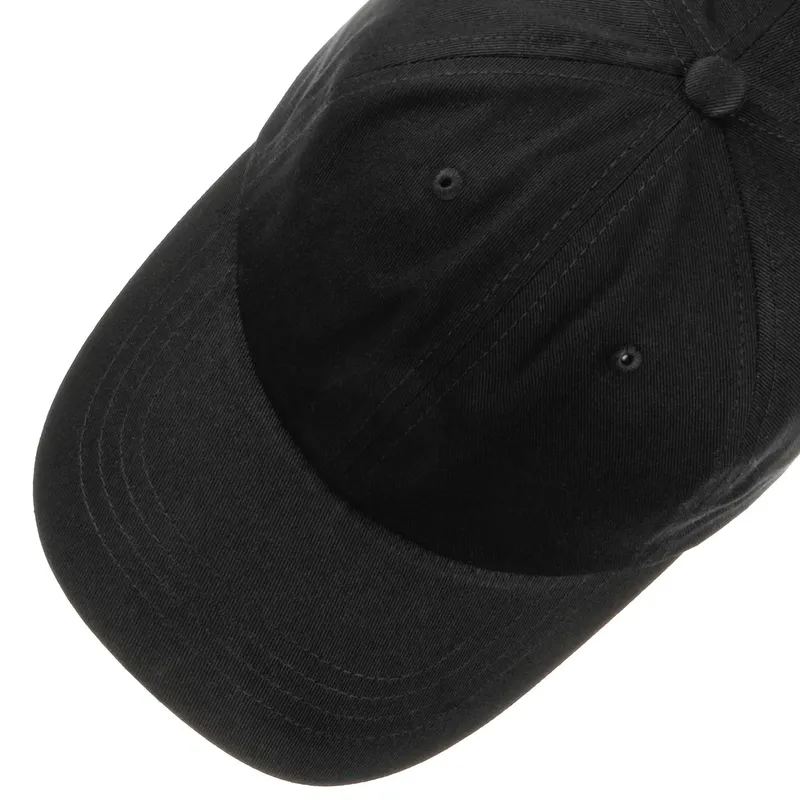 Bild 2 för Yupoong - Svart unconstructed Keps - Black Dad Cap @ Hatstore