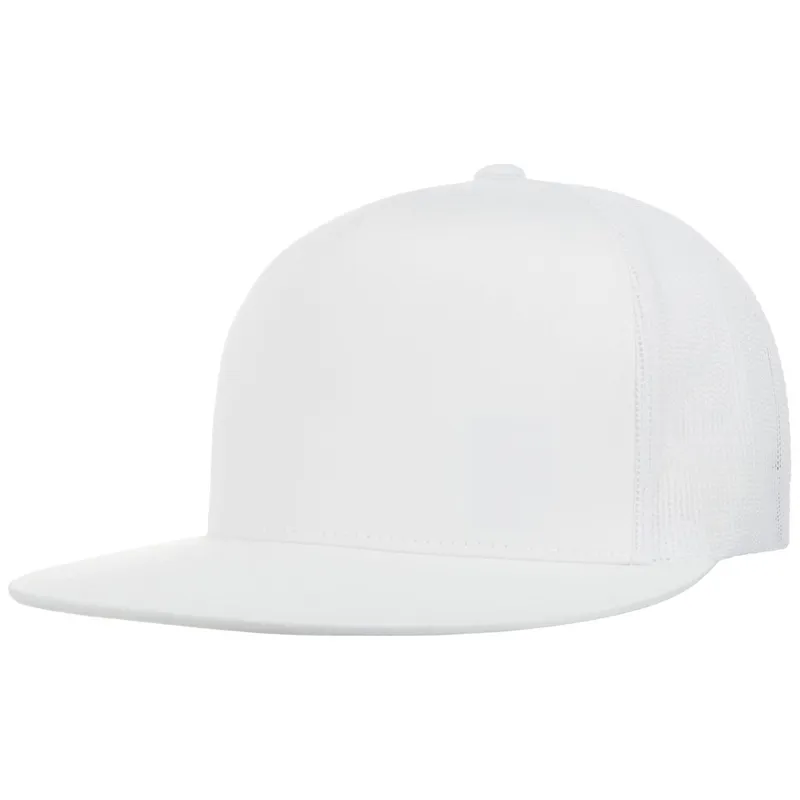 Bild 1 för Yupoong - Vit trucker Keps - Classic White A-Frame Trucker Snapback @ Hatstore