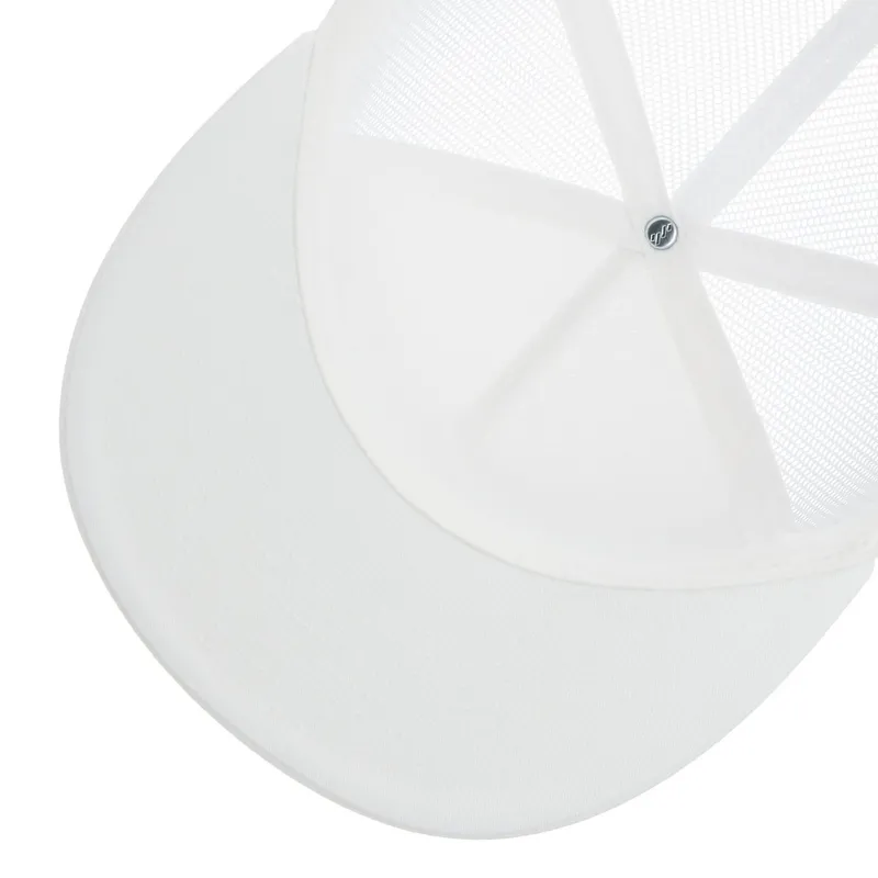 Bild 3 för Yupoong - Vit trucker Keps - Classic White A-Frame Trucker Snapback @ Hatstore