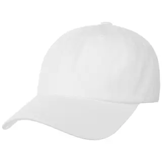 Produktfoto för Yupoong - Vit unconstructed Keps - White Dad Cap @ Hatstore
