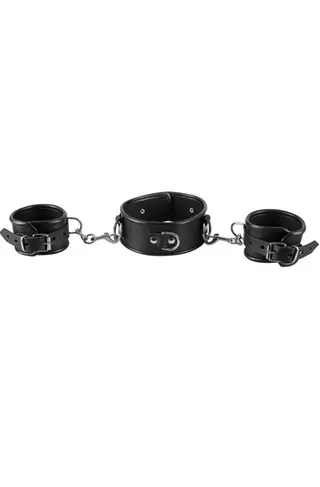 Produktfoto för Zado Leather Collar and Handcuffs