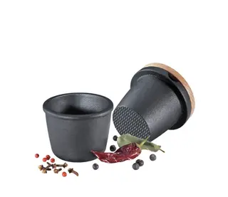 Produktfoto för Zassenhaus 076080, Pepparkvarn, Svart, 80 mm, 90 mm, 980 g