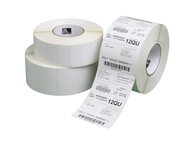 Alternativ bild 0 för Zebra Etiketter Z-select 2000d 101.6x152.4mm Perf 4-pack