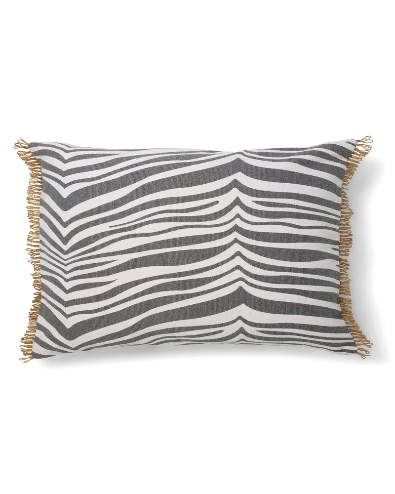 Bild 2 för Zebra kudde grå