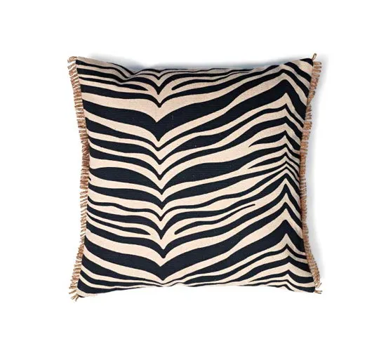 Bild 2 för Zebra kudde svart