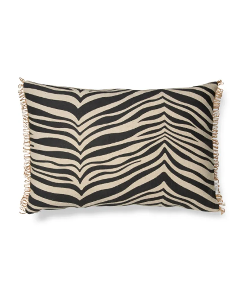 Bild 2 för Zebra kudde svart