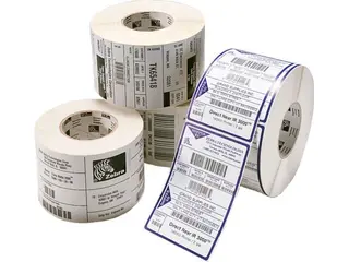 Produktfoto för Zebra Z-Select 2000T - perforerade överdragna ultrajämna häftande pappersetiketter i akryl
