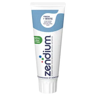 Produktfoto för Zendium Fresh + White Toothpaste 75 ml