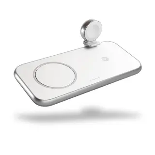Produktfoto för ZENS 4in1 QI-Laddare för Magsafe+USB-A+Apple Watch MFI
