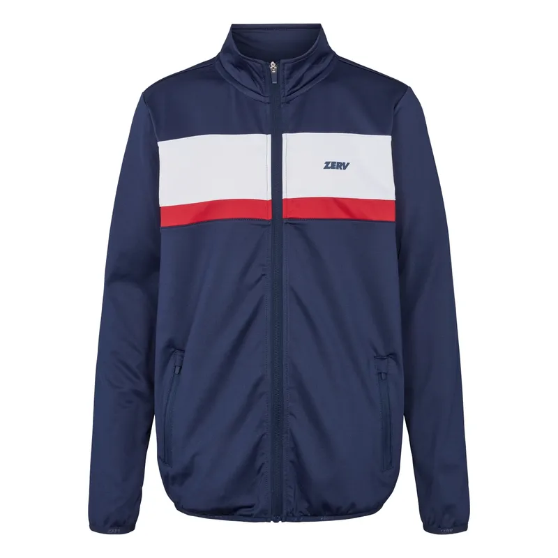Alternativ bild 0 för ZERV Peacock Training Jacket Junior Navy
