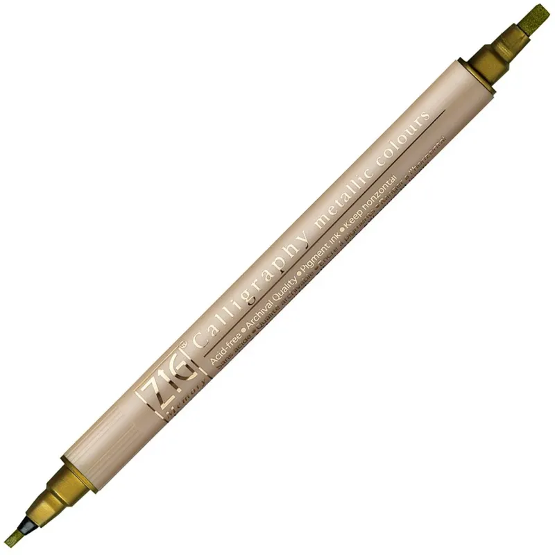 Alternativ bild 0 för ZIG Calligraphy Metallic MS-8400 guld